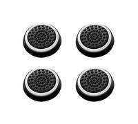 Insten® Lot De 4 Bouchons Capuchons Grip Externe Noir/Blanc Pour Bouton Joystick Stick Analogique Manette Pad Playstation Ps4 Ps3 Ps2 Xbox One Xbox 360