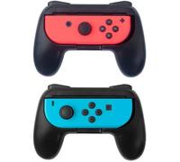 INSTEN® Pour Manette Joy-Con Nintendo Switch : Pack Lot de 2 Supports Grips confort ergonomique, Noir [Manettes Joy-Con NON INCLU…