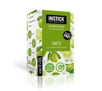 INSTICK - 1 paquet de 12 x 0,5-1 L - Poudre pour boissons végétaliennes faibles en calories et vitamine C - Poudre instantanée sans sucre (Limetta)