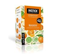 INSTICK Boisson instantanée sans sucre (mandarin), 1 paquet par 12 x 0,5-1 L, poudre pour boissons végétaliennes faibles en calories et vitamine C, poudre instantanée
