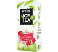 INSTICK Ice Tea poudre pour la préparation de boisson saveur Hibiscus & Cherry Blossom 12x1500 ml