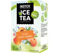 INSTICK Ice Tea poudre pour la préparation de boisson saveur Peach 12x500 ml