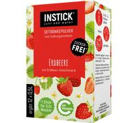 INSTICK Strawberry poudre pour la préparation de boisson saveur Strawberry 12 pcs