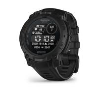 Instinct 3 Solar Tactical Edition - Montre connectée Garmin GPS Boitier de 45 mm noir avec bracelet, noir