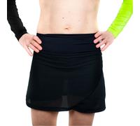 InStinct - Jupe-cuissard 2-en-1 - Trail-Skirt Noir pour Femme - Taille M Noir M