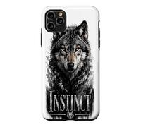 Instinct Wolf Glam Animal Déclaration Tendance Coque pour iPhone 11 Pro Max