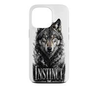Instinct Wolf Glam Animal Déclaration Tendance Coque pour iPhone 13 Pro