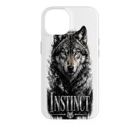 Instinct Wolf Glam Animal Déclaration Tendance Coque pour iPhone 14