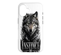 Instinct Wolf Glam Animal Déclaration Tendance Coque pour iPhone 16