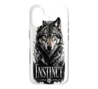 Instinct Wolf Glam Animal Déclaration Tendance Coque pour iPhone 17