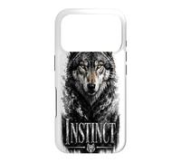 Instinct Wolf Glam Animal Déclaration Tendance Coque pour iPhone 17 Pro