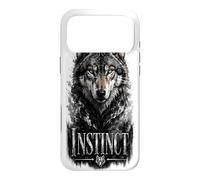Instinct Wolf Glam Animal Déclaration Tendance Coque pour iPhone 17 Pro Max