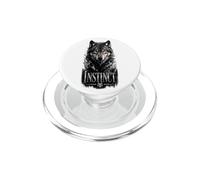 Instinct Wolf Glam Animal Déclaration Tendance PopSockets PopGrip pour MagSafe