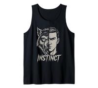 Instinct Wolf Man Hybrid Primal Energy Wild Nature Débardeur