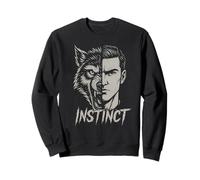 Instinct Wolf Man Hybrid Primal Energy Wild Nature Sweatshirt