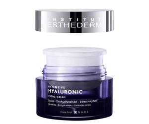 Institut Esthederm - Intensive Hyaluronic - Crème Recharge - Protège, Lisse et Réhydrate Intensément - Idéal pour Peaux Déshydratées - Fabriqué en France - Capsule 50ml