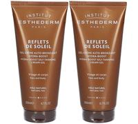 INSTITUT ESTHEDERM REFLETS DE SOLEIL GEL-CRÈME AUTO-BRONZANT HYDRA-BOOST Crème 2x200 ml
