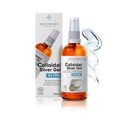 Institut Katharos ● Gel Pur d’Argent Colloïdal à 40 PPM ● 100% Naturel & Seulement 3 Ingrédients ● Texture & Absorption Optimales (Supérieure aux Crèmes) ● Verre Ambré et Pompe Pratique