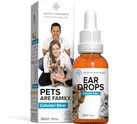 Institut Katharos Gouttes/Soins Oreilles pour Chiens & Chats 30ml Argent Colloïdal