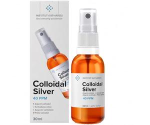 Institut Katharos ● Spray Argent colloïdal de poche 30ml ● 100% Naturel 40 PPM ● Certifié Climate Partner ● Fabriqué en France ● Fabriqué en France