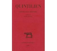 Institution oratoire, Tome 7, Livre XII, Index