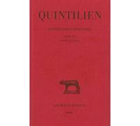 Institution oratoire, Tome 7, Livre XII, Index