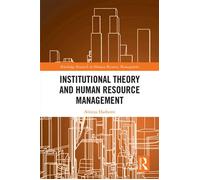 Institutional Theory and Human Resource Management - Alireza Hashemi - Routledge - ebook (ePub) - Livre