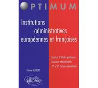 Institutions Administratives Européennes Et Françaises