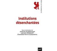 Institutions désenchantées Jacques Angelergues (Auteur), Charlotte Perrin-Costantino (Auteur), Laurent Muldworf (Auteur)