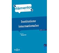Institutions internationales
