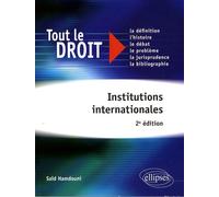 Institutions Internationales
