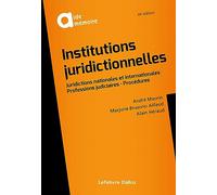 Institutions juridictionnelles 14ed