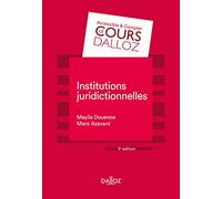 Institutions juridictionnelles. 5e éd.