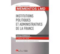 INSTITUTIONS POLITIQUES ET ADMINISTRATIVES DE LA FRANCE 9EME EDITION