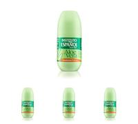 INSTITUTO ESPAÑOL Déodorant Roll-On à l'Aloe Vera 75 ml (Lot de 4)