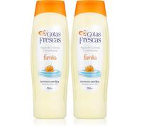 INSTITUTO ESPAÑOL Fresh Drops Eau de Cologne concentrée Famille 750 ml (Lot de 2)