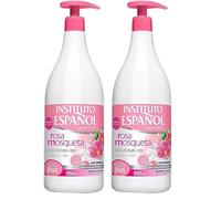 Instituto Español Lait corporel hydratant à la rose musquée 950 ml (Lot de 2)