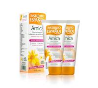 Instituto Español Loemy Cosmetic Crème à l'arnica maximale puissance 2 x 150 ml, crème à action rapide pour ecchymoses gonflées, crème à l'extrait d'arnica montana naturel végétalien