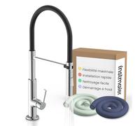 instmaier Nova | robinet de cuisine | mitigeur d'évier avec douchette flexible | mitigeur de cuisine | robinet de cuisine à mouvement libre