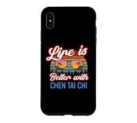 Instructeur de Chen Tai Chi/La Vie est Meilleure avec Chen Tai Chi Coque pour iPhone XS Max