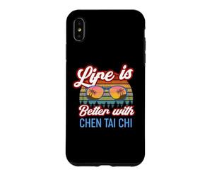 Instructeur de Chen Tai Chi/La Vie est Meilleure avec Chen Tai Chi Coque pour iPhone XS Max