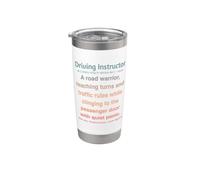 Instructeur de conduite Gobelet isotherme en acier inoxydable double paroi