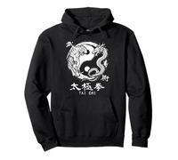 Instructeur de méditation Yin Yang Tigre Dragon Tai Chi Sweat à Capuche