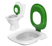 Instructeur de pot à chat - Kit d'entraînement de toilette réutilisable de 40 cm, facile à enseigner, tapis de litière durable, solution de nettoyage hygiénique | Pratique à utiliser