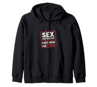 Instructeur de Sexe Première Heure Gratuit Design Vintage Drôle Sweat à Capuche