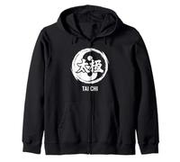 Instructeur de Tai Chi de méditation d'arts Martiaux Yin Yang Sweat à Capuche