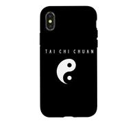 Instructeur de Tai Chi/Étudiants de Tai Chi/Calligraphie Yin/Yang Coque pour iPhone X/XS