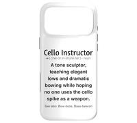 Instructeur de Violoncelle Coque pour iPhone 17 Pro Max