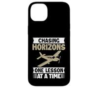 Instructeur de vol Chasing Horizons une leçon à la fois Coque pour iPhone 14 Plus