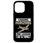 Instructeur de vol Chasing Horizons une leçon à la fois Coque pour iPhone 14 Pro Max